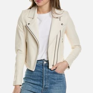 IRO Paris Dylon leather jacket. Size M 40. White. New with tags! Paid 1,295